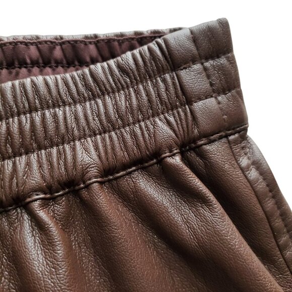 Black Tape Brown Wide Leg Pants - Picture 6 of 15